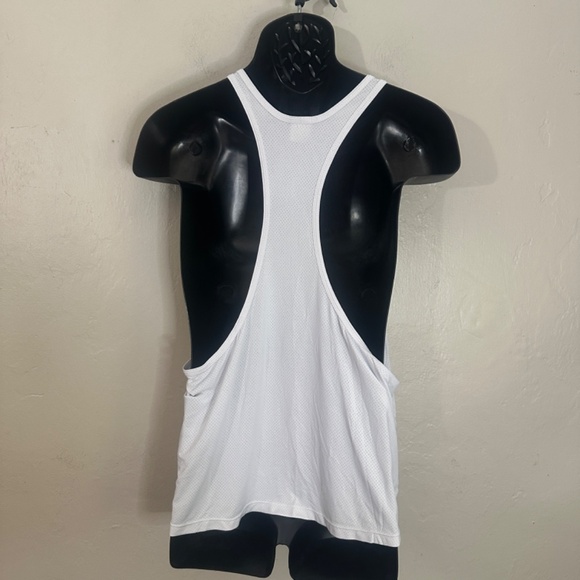 White Men's Tank Top - Picture 4 of 5